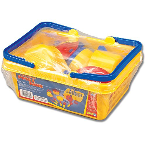 Educational Insights Pots 'N' Pans Set, Kitchen Toys, Pretend Kitchen Set, Set Of 13, Ages 3+