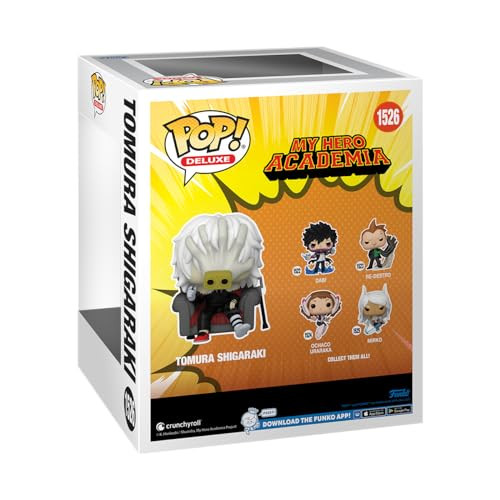 Funko Pop Deluxe: My Hero Academia (Mha) - 2 - Tomura Shigaraki In Chair - Collectable Vinyl Figure -  Idea - Official Merchandise - For Kids & Adults - Anime Fans