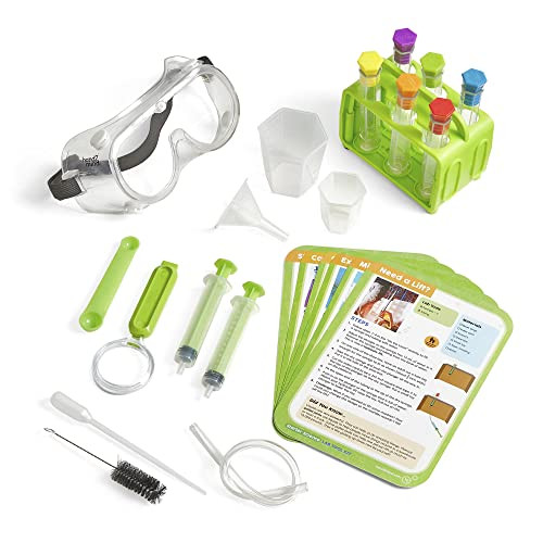 Hand2Mind Starter Science Lab - 12 Tools, Kids' Educational Science Kits With Chemistry Set & Experiments