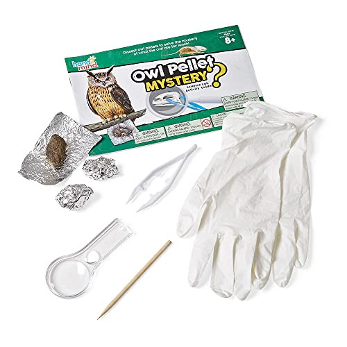 Hand2Mind Animal Science Kit For Kids 8-12, Kids Science Kit With Fact-Filled Guide, Learn About Animal Biology And Dissect Owl Pellets, Stem Toys, 10 Science Experiments