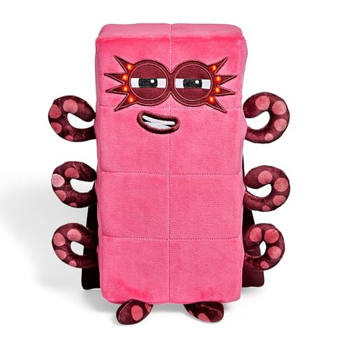 Hand2Mind Numberblocks Sing-Along Superhero Octoblock Plush, Music Toys, Numbers For Toddlers, Preschool Math Learning Toys, Light Up Stuffed Animal Plushies, Counting Blocks, Kids Birthday s