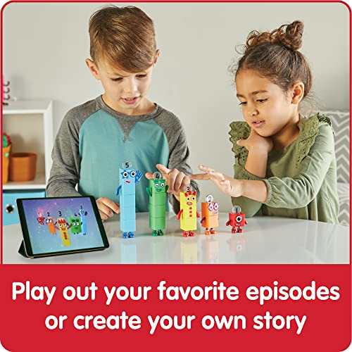 Hand2Mind Numberblocks Friends One To Five, Action Figure Set, Toy Figures & Playsets, Small Figurines For Kids, Counting Blocks, Numbers For Toddlers, Math Toys, Kids Birthday s