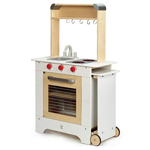 Hape Wooden Cookãƒæ’Ã‚¢Ãƒ¢Ã¢‚¬Å¡Ã‚¬Ãƒ¹Ã…Œn Serve Kitchen Pretend Role Play Kitchen Set With Pull-Out Counter And Chalkboard For Kids