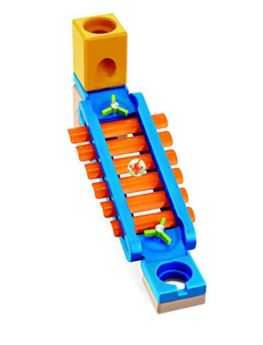 Hape 13Pcs Quadrilla Sonic Playground Marble Run Attachment Educational Construction Toys For 4 Years And Up