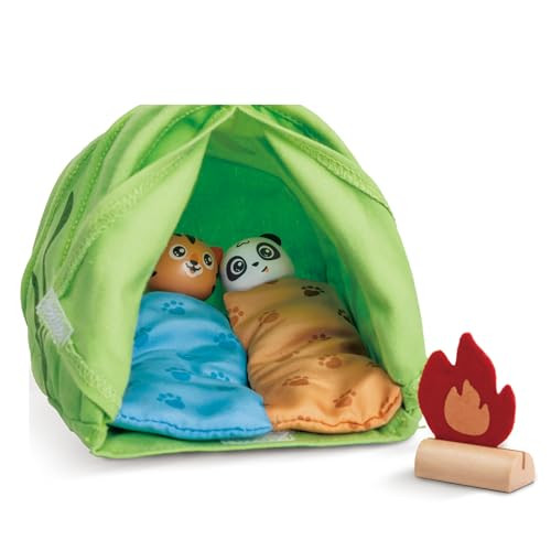 Hape Eco-Camping Playset, Green Planet Explorers  Pretend Outdoor Toys For Kids, For Children Ages 3+ Years