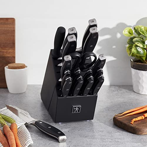 Henckels Forged Premio 18-Pc Knife Block Set - Distressed White