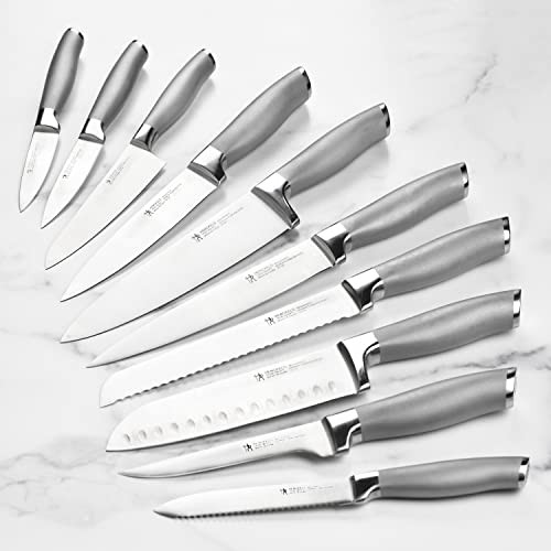 Henckels Forged Modernist 20 Piece Self Sharpening Knife Set - Black Knife Block