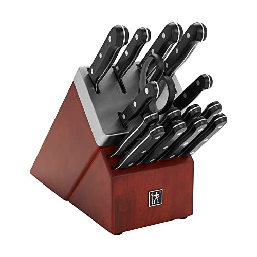 Henckels Solution Razor-Sharp 20-Pc Knife Set, Chef Knife, Bread Knife, Steak Knife, German Engineered Informed By 100+ Years Of Mastery