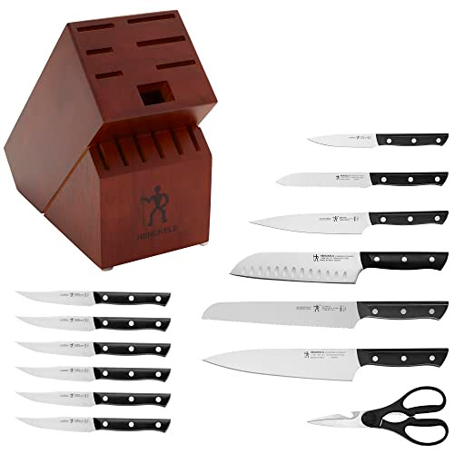 Henckels Everedge Dynamic Razor-Sharp 14-Piece Knife Set, Chef Knife, Bread Knife, Steak Knife, German Engineered Informed By 100+ Years Of Mastery