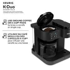 Keurig K-Duo Essentials Hot & Iced Single Serve K-Cup Pod & Carafe Coffee Maker, Gen 2