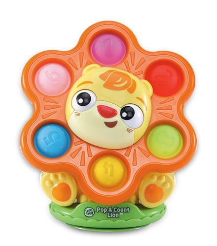 Leapfrog Nest & Count Turtle Tower, Pull Along, Stacking Toy, Teaches Colours, Shapes & Numbers, Includes 5 Turtle Shells, Sensory Baby Toy For 12, 18, 24 Months +, English Version