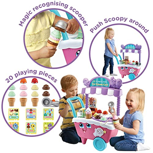 Leapfrog 600753 Scoop & Learn Ice Cream Cart, Pink