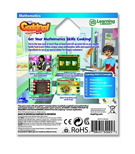 Leapfrog Explorer Cooking Recipes On The Road Learning Game