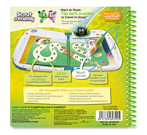 Leapfrog Leapstart 3D Scout & Friends Math Book