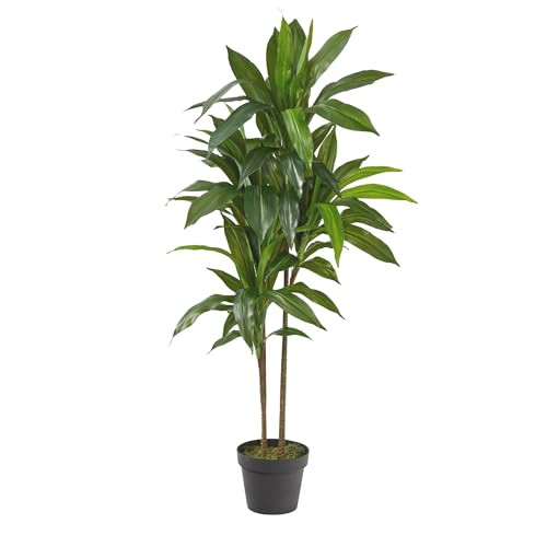 Nearly Natural 48In Dracaena Silk Plant (Real Touch) Green