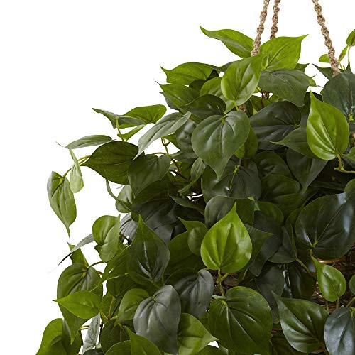 Nearly Natural Philodendron Hanging Basket Uv Resistant (Indoor/Outdoor)