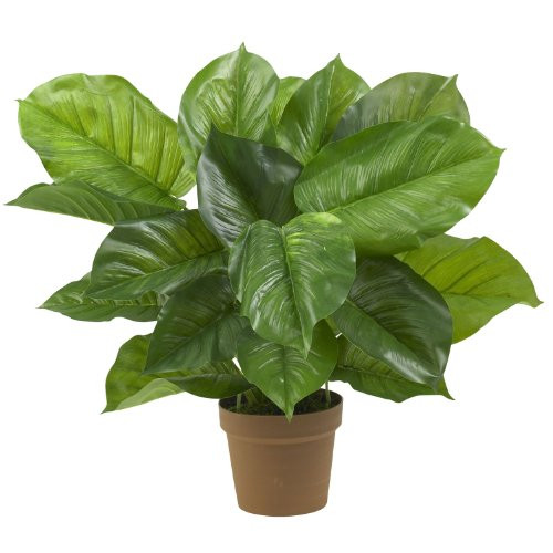 Nearly Natural Large Leaf Philodendron Silk Plant (Real Touch)