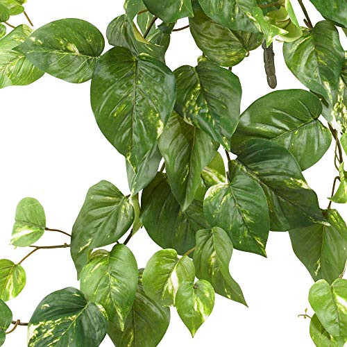 Nearly Natural 30In Pothos Hanging Plants, Set Of Three (3) Fake Bushes For Indoor Home Dãƒæ’Ã†™ÃƒŠã‚©Cor, Faux Vines For Wall Or Hanging