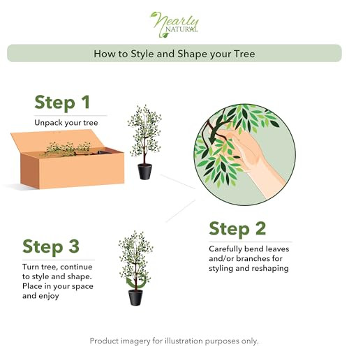 Nearly Natural Olive Tree Artificial Indoor 7Ft Tall Silk Faux Olive Tree For Home And Office Decor, Fake Potted Olive Tree With Natural Wood Trunk, Realistic Olive Tree Branches And Lifelike Fruits