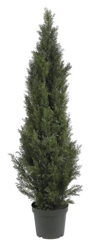 Nearly Natural 5291 5Ft. Mini Cedar Pine Tree (Indoor/Outdoor),Green,5'