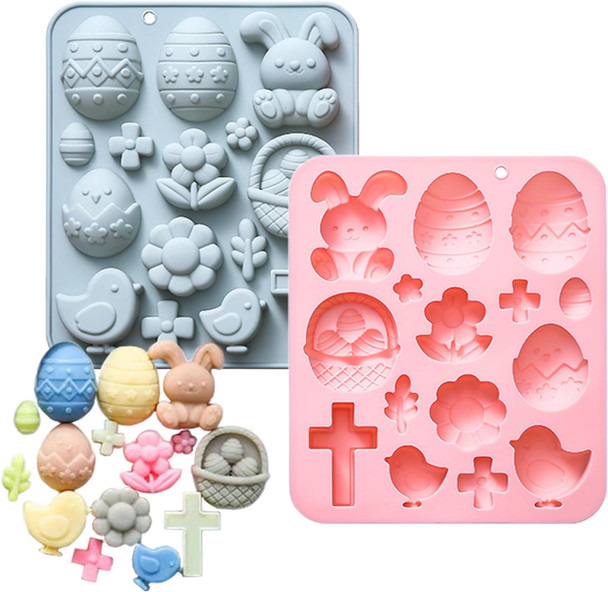 Oskrieel Animal Chocolate Mold Set - Food-Grade Silicone Baking Molds With Frog, Elephant, Monkey, Snail & Butterfly, Reusable For Kids Birthday Cakes, Jungle Party Treats & Diy Crafts - 2 Pack