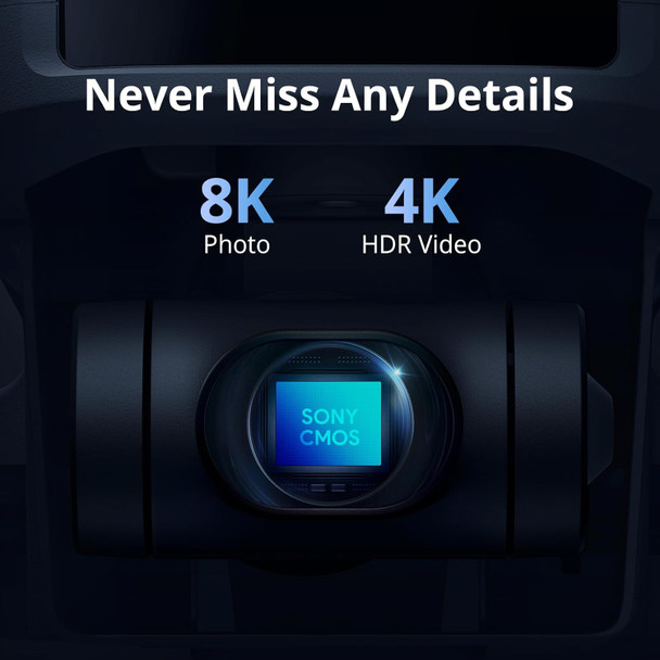 Potensic Atom 2 Drone With Camera For Adults 4K Hdr Video, 8K Photo, Under 249G, 3-Axis Gimbal, 10Km Transmission, Ai Track, Vertical Shooting, Ai Night Shot, Quickshots, Standard Kit (32-Min Flight)