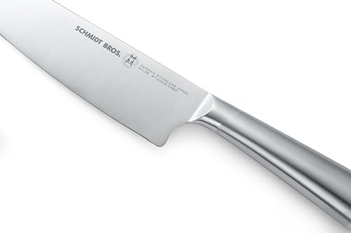 Schmidt Bros - Delta Series - 7-Piece Walnut Knife Set, High-Carbon Stainless Steel Cutlery With Natural Walnut Knife Block