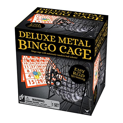 Spin Master Games Deluxe Metal Bingo Cage Set For Adults, Families And Kids Ages 6 And Up, By Spin Master
