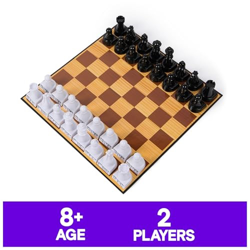 Spin Master Games, Cardinal Classics Chess Teacher, Learn To Play Strategy Board Games For Beginners, Chess Set For Kids, Valentine'S Day s For Couples, 2 Players, For Ages 8 & Up