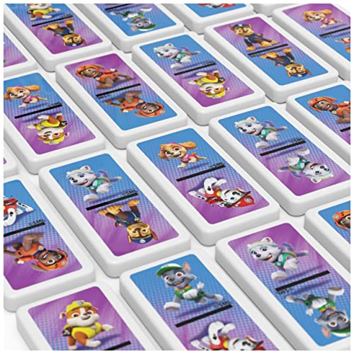 Spin Master Games - Paw Patrol Domino - The Classic Game With The Fur Friends, For 2-4 Players From 5 Years