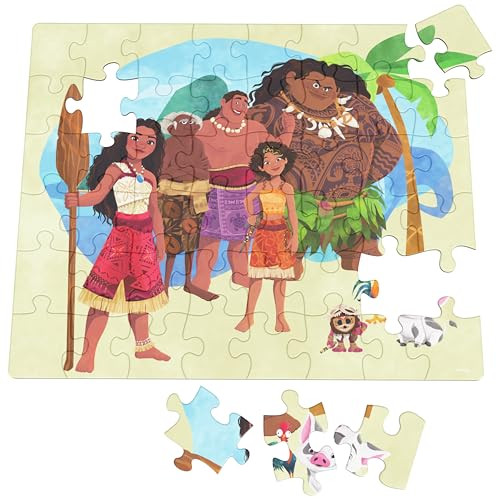 Spin Master Games, Disneyãƒæ’Ã‚¢Ãƒ¢Ã¢‚¬Å¡Ã‚¬Ãƒ¢Ã¢‚¬Å¾Ã‚¢S Moana 2 Puzzle In Reusable Lunchbox Storage Tin, 48 Pieces, Disney Puzzle, Kids Toys For Girls & Boys, For Ages 4 & Up