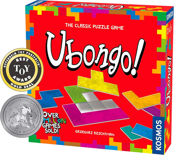 Thames & Kosmos Ubongo The Brain Game To Go  Thames & Kosmos  Fast-Paced, Addictive, And Easy-To-Learn  Convenient Self Contained Carrying Case  Solo Geometric Puzzle Game  For Ages 8 And Up