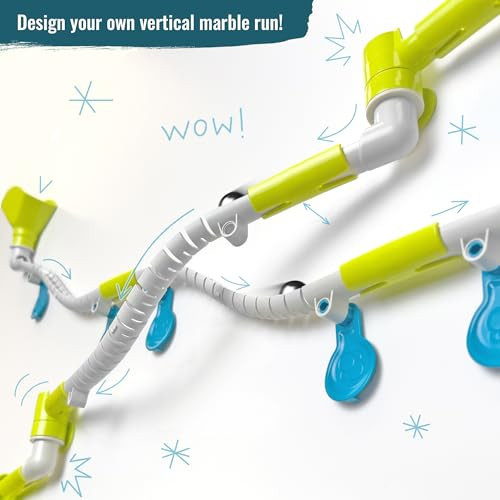 Thames & Kosmos Gecko Run Marble Run Flex-Corner Expansion Pack By Thames & Kosmos Ãƒæ’Ã‚¢Ãƒ¢Ã¢‚¬Å¡Ã‚¬Ãƒ¢Ã¢Š¬Ã…Œ Extra Stunt For Vertical Marble Run Starter Set Fast, No-Mess Setup With Residue- Nano-Adhesive Pads, Hours Of Creative Play