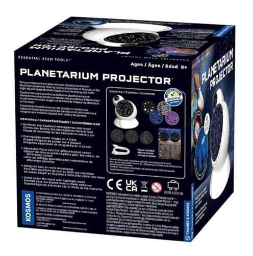 Thames & Kosmos The Thames & Kosmos Planetarium Projector Essential Stem Tool  Illuminate Your Room As A Planetarium Theater  Dual Projector Casts Star Maps & Space-Themed Images From The James Webb Space Telescope