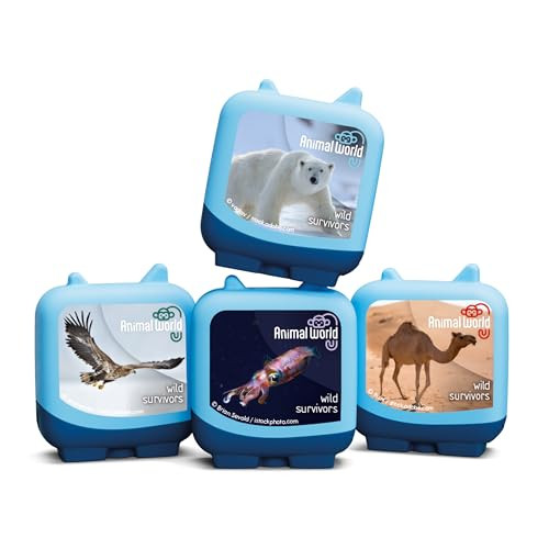 Tonies Animal World: Wild Survivors Clever Set - 4 Pack
