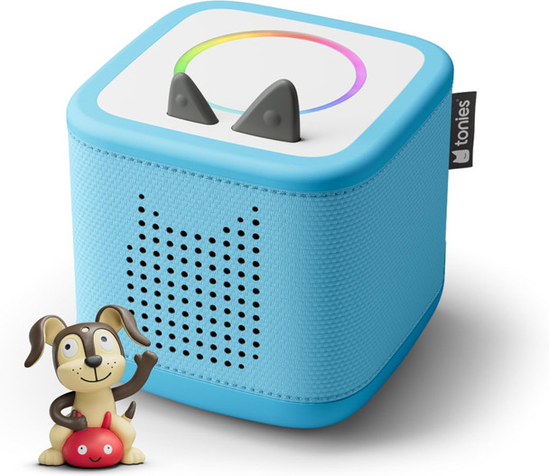 Tonies Toniebox 2 Audio Player Starter Set For Kids 1+ With Playtime Puppy - Sky Blue