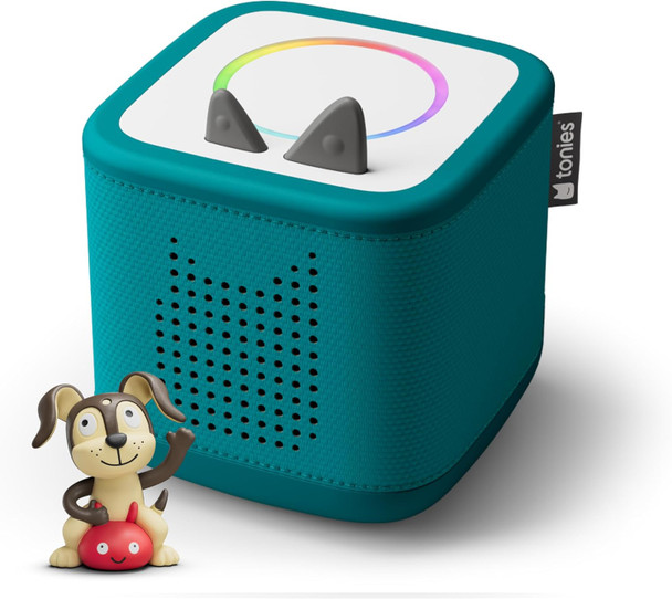 Tonies Toniebox 2 Audio Player Starter Set For Kids 1+ With Playtime Puppy - Sky Blue