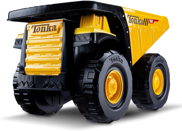 Tonka Steel Classics Bulldozer - Made With Steel & Sturdy Plastic, Yellow Toy Construction Truck, Boys And Girls, Kids, Toddlers, Ages 3+