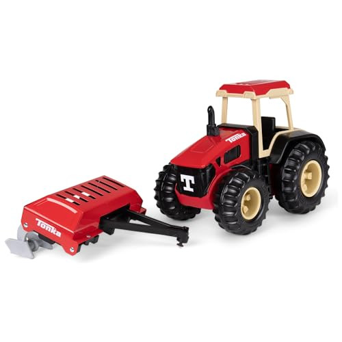 Tonka Steel Classics, Farm Tractor & Plowãƒæ’Ã‚¢Ãƒ¢Ã¢‚¬Å¡Ã‚¬Ãƒ¢Ã¢Š¬Ã…Œ Made With Steel & Sturdy Plastic, Red Toy Truck, Boys And Girls, Toddlers Ages 3+, Farm Truck, Toddlers, Birthday , Christmas, Holiday