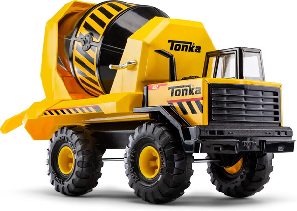 Tonka Steel Classics Mighty Dump Truck - Made With Steel & Sturdy Plastic, Yellow Toy Construction Truck, Boys And Girls, Kids, Toddlers, Ages 3+