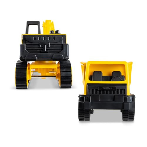 Tonka - Steel Classics Giga Series - Dump Truck & Excavator, 2-Pack