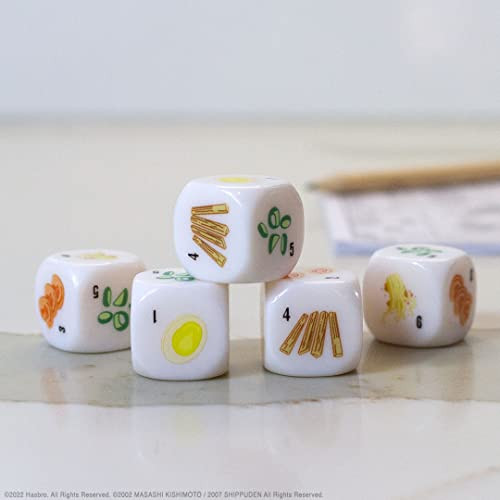 Usaopoly Yahtzee: Naruto Shippuden  Collectible Ramen Bowl Dice Cup  Classic Family Dice Game Based On Anime Show  Great For Family Game Night  Officially-Licensed Naruto Game & Merchandise