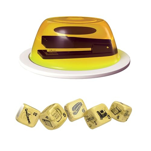 Usaopoly Yahtzee: The Office Edition, Exclusive Stapler-In-Jello Dice Cup, Roll Your Way To Victory Dunder Mifflin Style, Classic Party Game For Fans, Adults & Families, Official Merchandise & Collectible