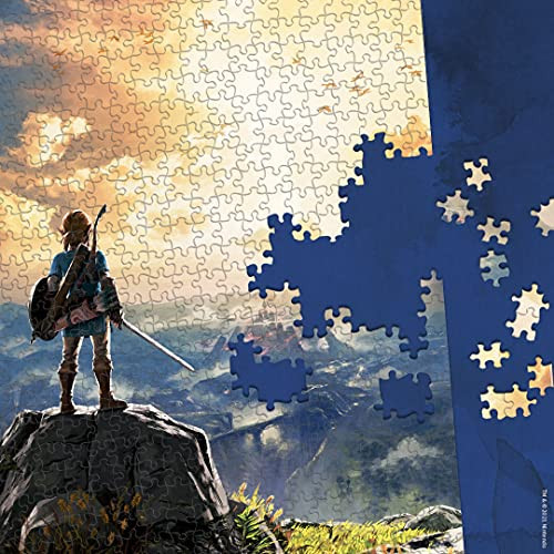Usaopoly The Legend Of Zelda "Breath Of The Wild" 1000 Piece Jigsaw Puzzle Collectible Puzzle Featuring Link From The Legend Of Zelda Video Game Officially Licensed Nintendo Merchandise