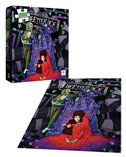 Usaopoly Beetlejuice Graveyard Wedding 1000 Piece Jigsaw Puzzle  Officially Licensed 1988 Film Beetlejuice Merchandise  Collectible Puzzle Featuring Beetlejuice And Lydia