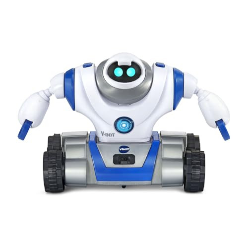 Vtech 5-In-1 Make-A-Bot Transformable Robot Toy With Sound Sensor And Obstacle Detector