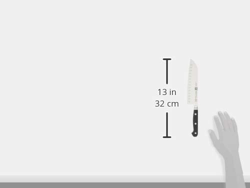 Zwilling Professional "S" 7-Inch Hollow Edge Santoku Knife