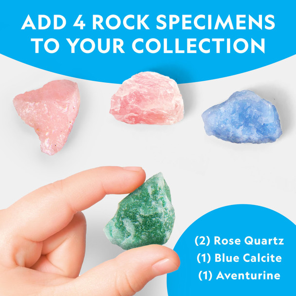 Blue Marble National Geographic Light Up Terrarium Kit for Kids - Build a Dinosaur Habitat with Real Plants & Gemstones Science Kit Dinosaur Toys for Kids (Amazon Exclusive)