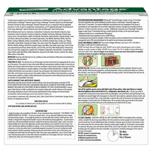 Advantage Household Fogger Kills Fleas & Ticks Flea Fogger For Home 2 Oz. Canisters (Pack Of 3)