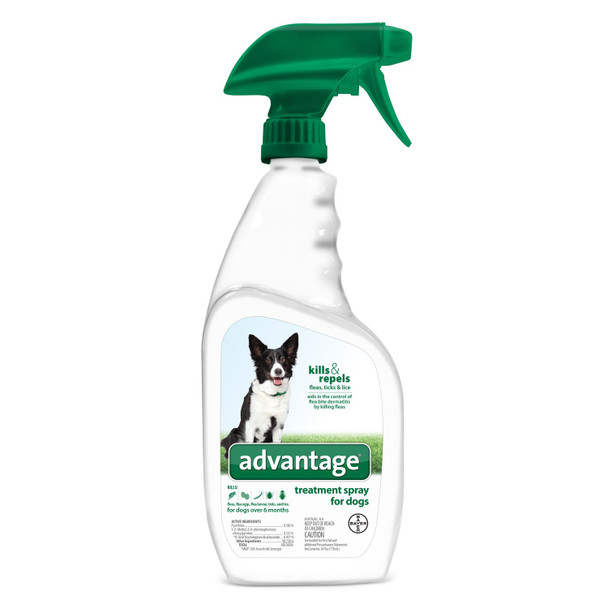 Advantage Dog Flea Treatment Spray Kills Fleas & Ticks Dog Flea Spray 15 Oz.